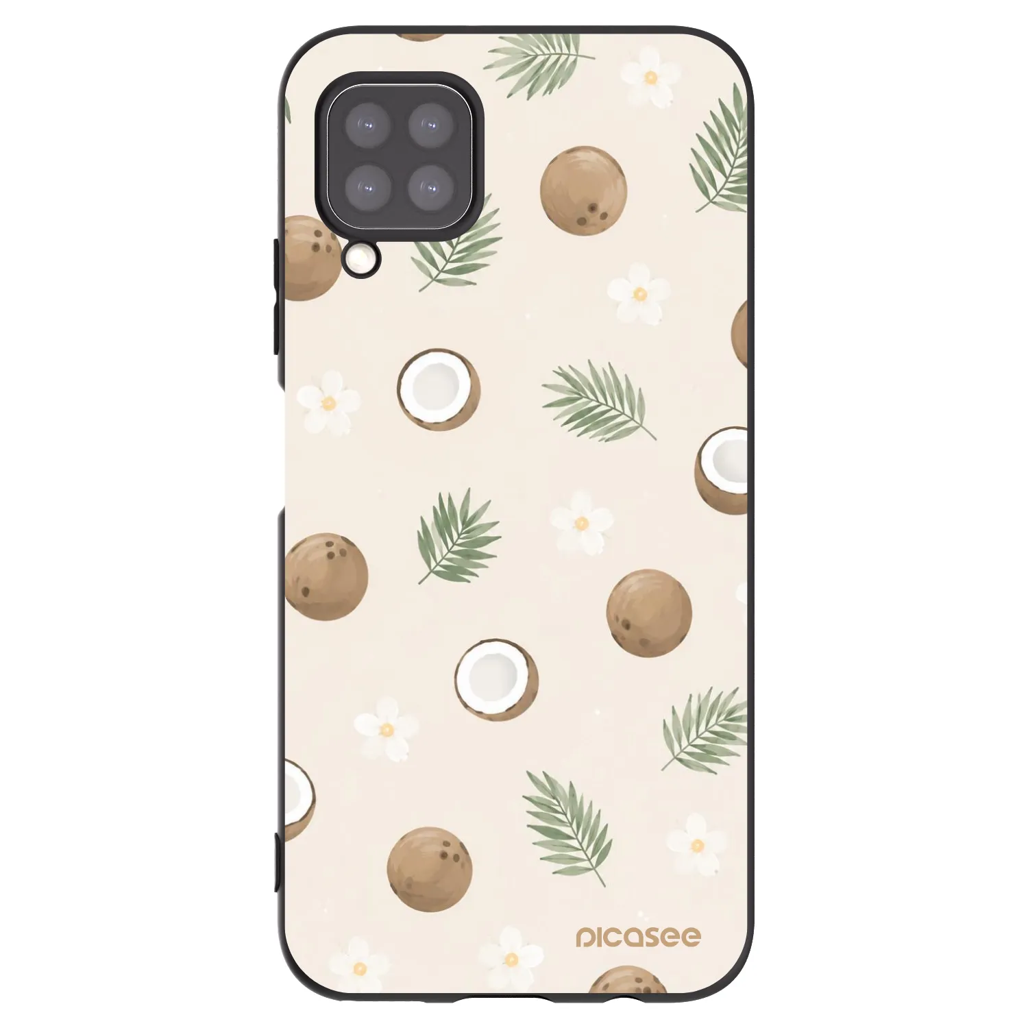 Picasee fekete szilikon tok az alábbi mobiltelefonokra Huawei P40 Lite - Coconut Breeze