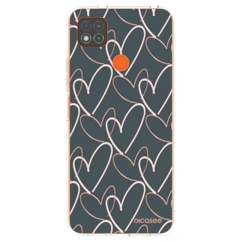 Picasee átlátszó szilikon tok az alábbi mobiltelefonokra Xiaomi Redmi 9C - Lots of love