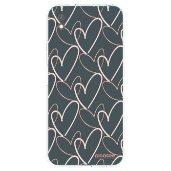 Picasee fekete szilikon tok az alábbi mobiltelefonokra Xiaomi Redmi 9A - Lots of love