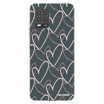 Picasee átlátszó szilikon tok az alábbi mobiltelefonokra Xiaomi Mi 10 Lite - Lots of love
