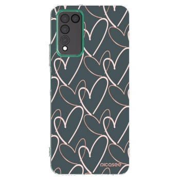 Picasee átlátszó szilikon tok az alábbi mobiltelefonokra Honor 10X Lite - Lots of love