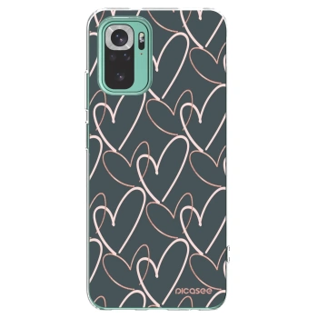 Picasee átlátszó szilikon tok az alábbi mobiltelefonokra Xiaomi Redmi Note 10 Pro - Lots of love