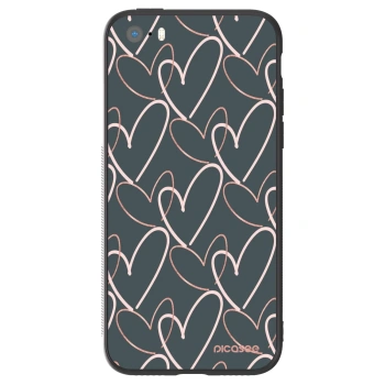 Szilikon tok erre a típusra Apple iPhone 5/5S/SE - Lots of love