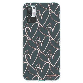 Picasee átlátszó szilikon tok az alábbi mobiltelefonokra Xiaomi Redmi Note 10 5G - Lots of love
