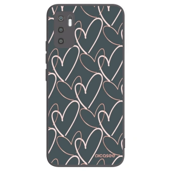 Picasee fekete szilikon tok az alábbi mobiltelefonokra Xiaomi Redmi Note 10 5G - Lots of love