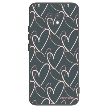 Picasee fekete szilikon tok az alábbi mobiltelefonokra Xiaomi Redmi Note 9T - Lots of love