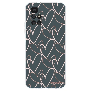 Picasee átlátszó szilikon tok az alábbi mobiltelefonokra Xiaomi Redmi 10 - Lots of love