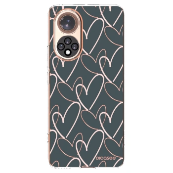 Picasee átlátszó szilikon tok az alábbi mobiltelefonokra Huawei Nova 9 - Lots of love