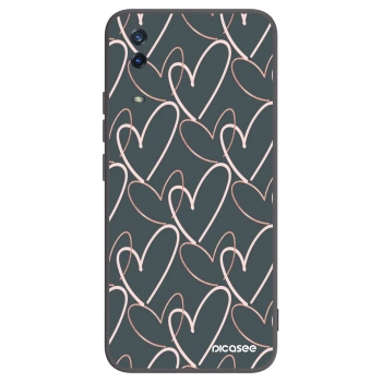 Picasee fekete szilikon tok az alábbi mobiltelefonokra Vivo Y11s - Lots of love