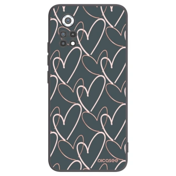 Picasee fekete szilikon tok az alábbi mobiltelefonokra Xiaomi Poco X4 Pro 5G - Lots of love