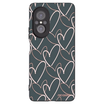 Picasee fekete szilikon tok az alábbi mobiltelefonokra Huawei Nova 9 SE - Lots of love