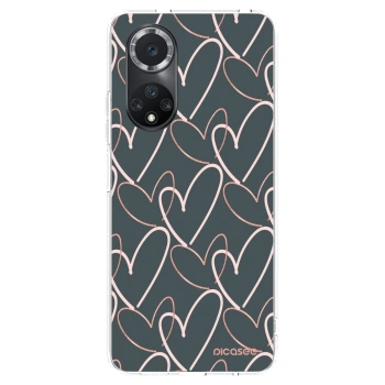 Picasee átlátszó szilikon tok az alábbi mobiltelefonokra Huawei Nova 9 SE - Lots of love