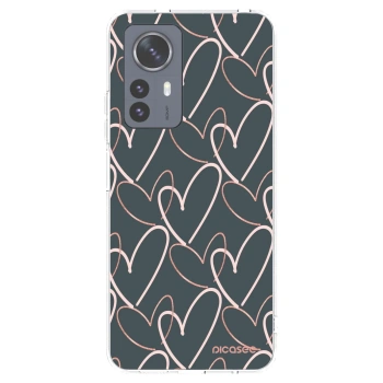 Picasee átlátszó szilikon tok az alábbi mobiltelefonokra Xiaomi 12 Pro - Lots of love