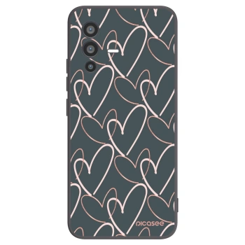 Picasee fekete szilikon tok az alábbi mobiltelefonokra Vivo V23 5G - Lots of love