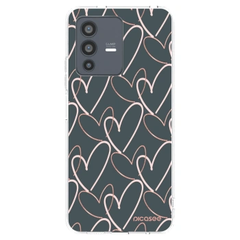 Picasee átlátszó szilikon tok az alábbi mobiltelefonokra Vivo V23 5G - Lots of love