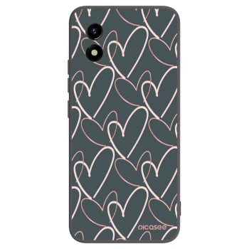 Picasee fekete szilikon tok az alábbi mobiltelefonokra Vivo Y01 - Lots of love