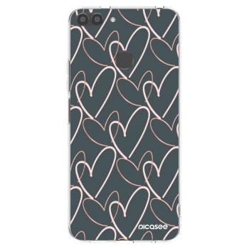 Picasee átlátszó szilikon tok az alábbi mobiltelefonokra Huawei P Smart - Lots of love