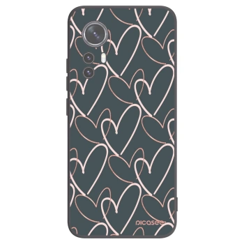 Picasee fekete szilikon tok az alábbi mobiltelefonokra Xiaomi 12X - Lots of love