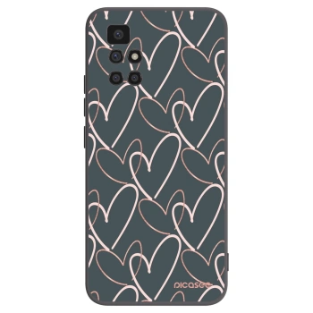 Picasee fekete szilikon tok az alábbi mobiltelefonokra Xiaomi Redmi 10 (2022) - Lots of love