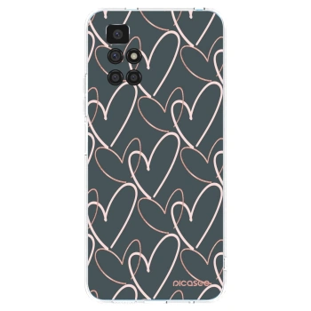 Picasee átlátszó szilikon tok az alábbi mobiltelefonokra Xiaomi Redmi 10 (2022) - Lots of love