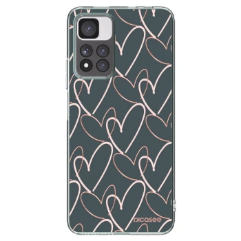 Picasee átlátszó szilikon tok az alábbi mobiltelefonokra Xiaomi Redmi Note 11 Pro+ 5G - Lots of love