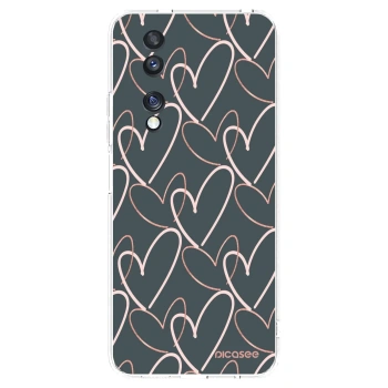 Picasee átlátszó szilikon tok az alábbi mobiltelefonokra Honor 70 - Lots of love