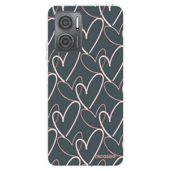 Picasee átlátszó szilikon tok az alábbi mobiltelefonokra Xiaomi Redmi 10 5G - Lots of love