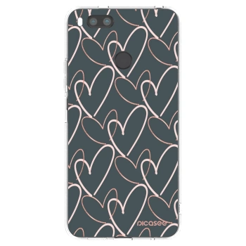 Picasee átlátszó szilikon tok az alábbi mobiltelefonokra Xiaomi Redmi A1 - Lots of love