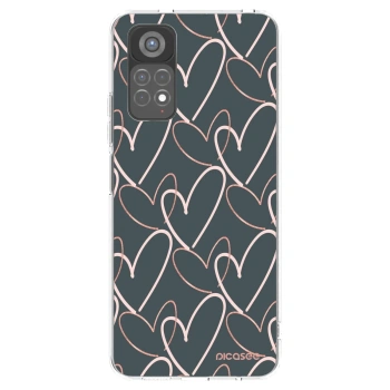 Picasee átlátszó szilikon tok az alábbi mobiltelefonokra Xiaomi Redmi Note 11S 5G - Lots of love