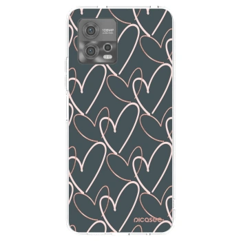 Picasee átlátszó szilikon tok az alábbi mobiltelefonokra Motorola Moto G72 - Lots of love