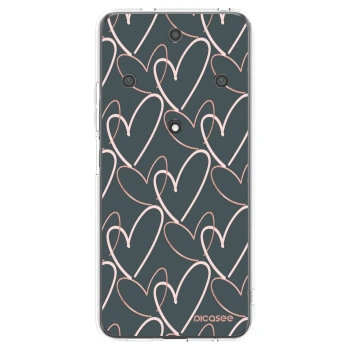 Picasee átlátszó szilikon tok az alábbi mobiltelefonokra Honor Magic5 Lite 5G - Lots of love