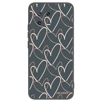 Picasee fekete szilikon tok az alábbi mobiltelefonokra Xiaomi 13 Pro - Lots of love