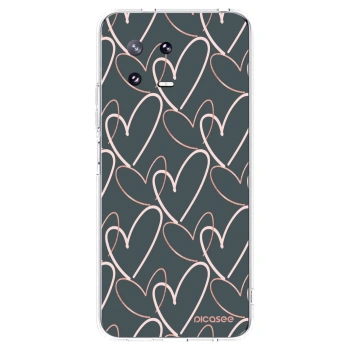 Picasee átlátszó szilikon tok az alábbi mobiltelefonokra Xiaomi 13 Pro - Lots of love