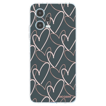 Picasee átlátszó szilikon tok az alábbi mobiltelefonokra Xiaomi Redmi Note 12 5G - Lots of love