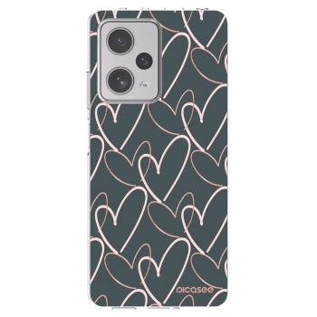 Picasee átlátszó szilikon tok az alábbi mobiltelefonokra Xiaomi Redmi Note 12 Pro+ 5G - Lots of love