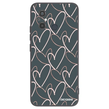 Picasee fekete szilikon tok az alábbi mobiltelefonokra Xiaomi Redmi 12C - Lots of love