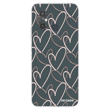 Picasee átlátszó szilikon tok az alábbi mobiltelefonokra Xiaomi Redmi 12C - Lots of love