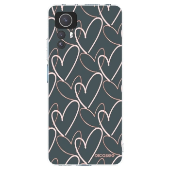 Picasee átlátszó szilikon tok az alábbi mobiltelefonokra Xiaomi Redmi Note 12S - Lots of love