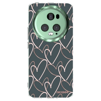 Picasee átlátszó szilikon tok az alábbi mobiltelefonokra Honor Magic5 Pro - Lots of love