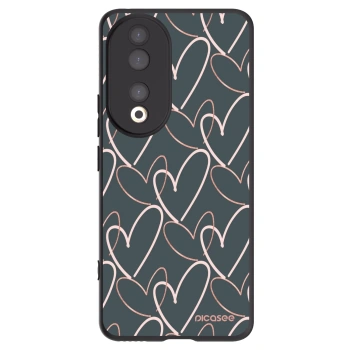 Picasee fekete szilikon tok az alábbi mobiltelefonokra Honor 90 5G - Lots of love