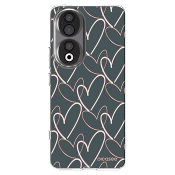Picasee átlátszó szilikon tok az alábbi mobiltelefonokra Honor 90 5G - Lots of love