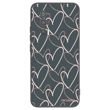 Picasee fekete szilikon tok az alábbi mobiltelefonokra Xiaomi Poco F5 Pro 5G - Lots of love