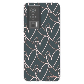 Picasee átlátszó szilikon tok az alábbi mobiltelefonokra Xiaomi Poco F5 Pro 5G - Lots of love