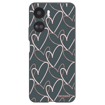 Picasee fekete szilikon tok az alábbi mobiltelefonokra Honor 90 Lite 5G - Lots of love