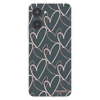 Picasee átlátszó szilikon tok az alábbi mobiltelefonokra Realme 10 4G - Lots of love