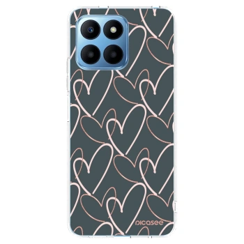 Picasee átlátszó szilikon tok az alábbi mobiltelefonokra Honor 70 Lite - Lots of love