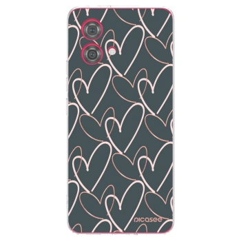 Picasee átlátszó szilikon tok az alábbi mobiltelefonokra Motorola Moto G84 5G - Lots of love
