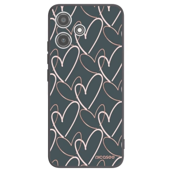 Picasee fekete szilikon tok az alábbi mobiltelefonokra Xiaomi Redmi 12 5G - Lots of love