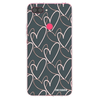 Picasee átlátszó szilikon tok az alábbi mobiltelefonokra Xiaomi Mi 8 Lite - Lots of love