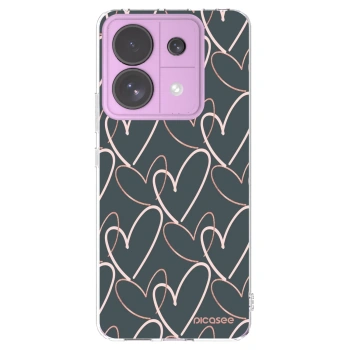 Picasee átlátszó szilikon tok az alábbi mobiltelefonokra Xiaomi Redmi Note 13 Pro 5G - Lots of love